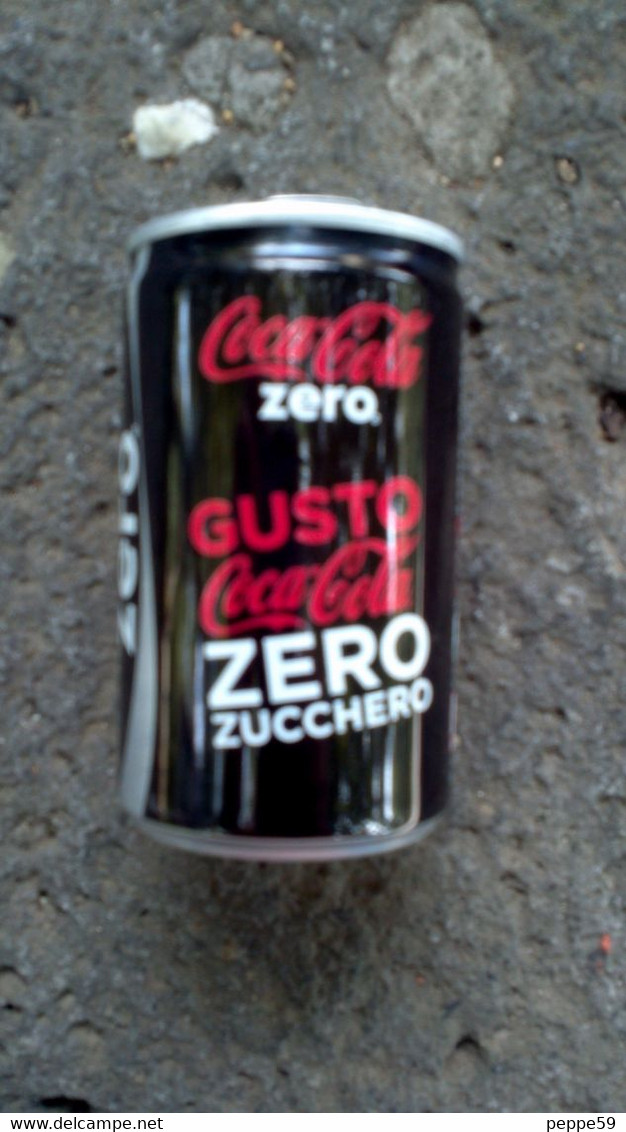 Lattina Italia - Coca Cola Zero - Mini Lattina Da  150 Ml.  ( Vuota ) - Cans