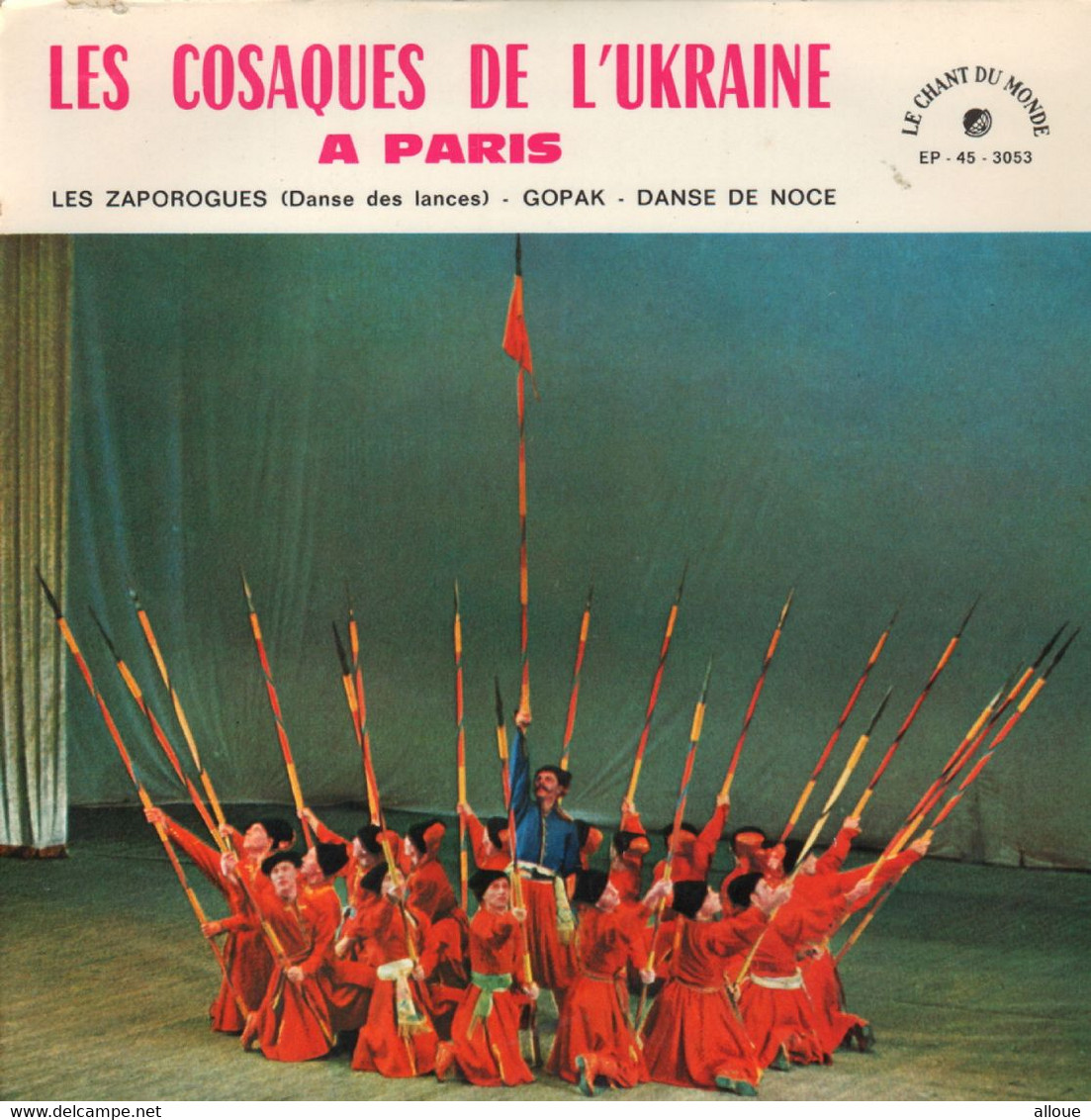 LES COSAQUES DE L'UKRAINE  -  FR EP - LES ZAPOROGUES  + 3 - Musiche Del Mondo