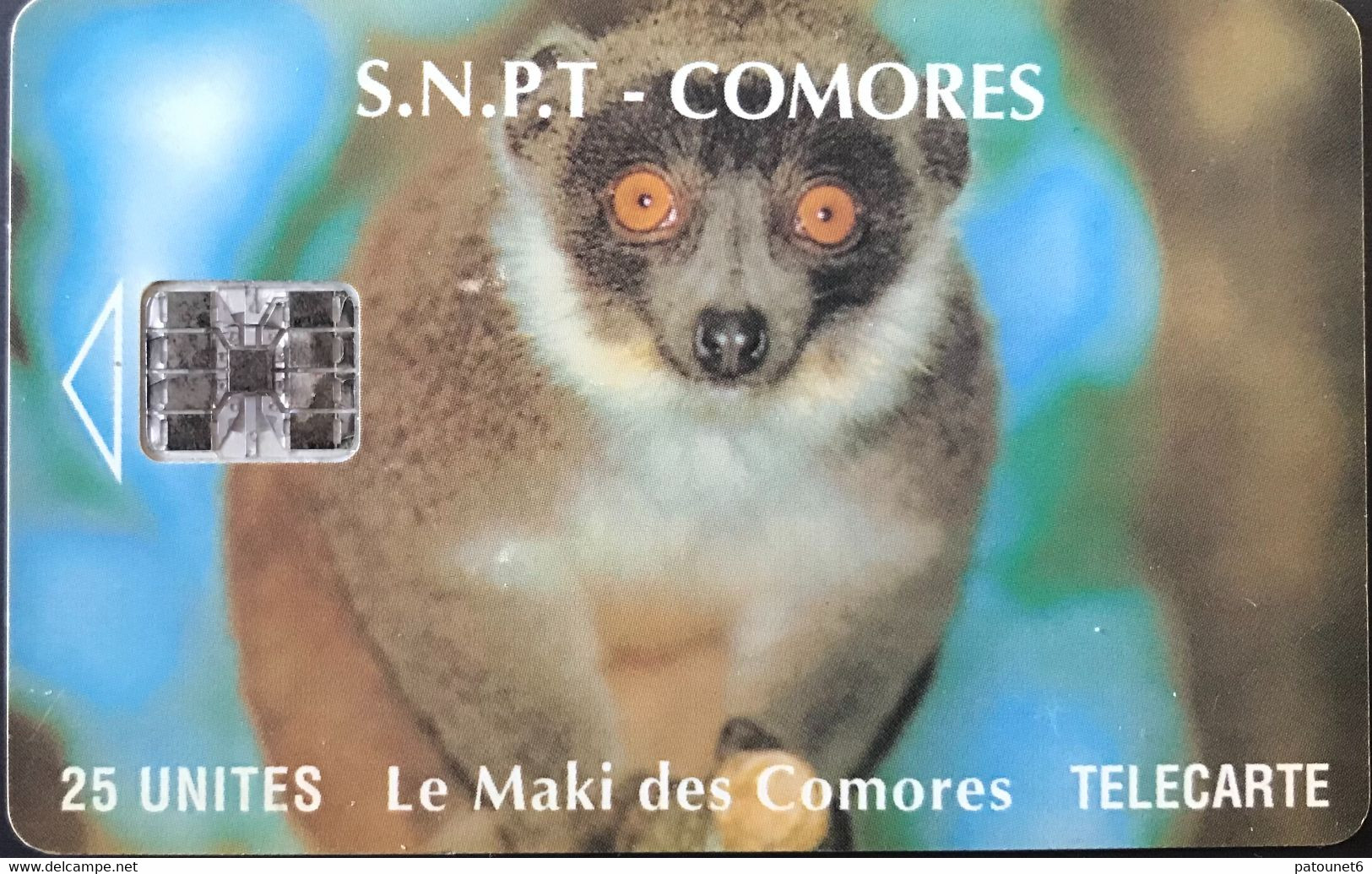COMORES  -  Phonecard - Maki Des Comores  -  25 Unités - Comoros