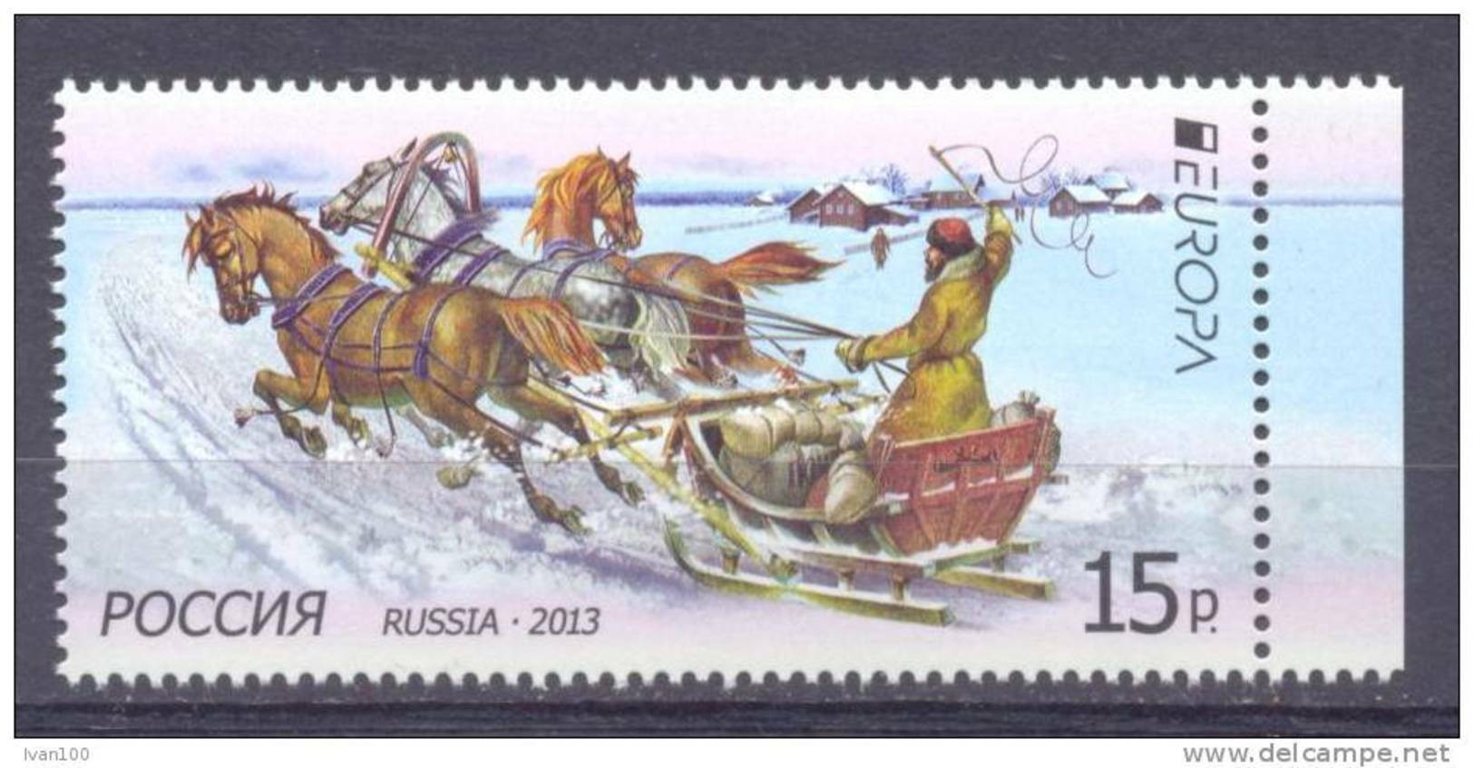 2013. Russia, Europa 2013, 1v, Mint/** - Unused Stamps