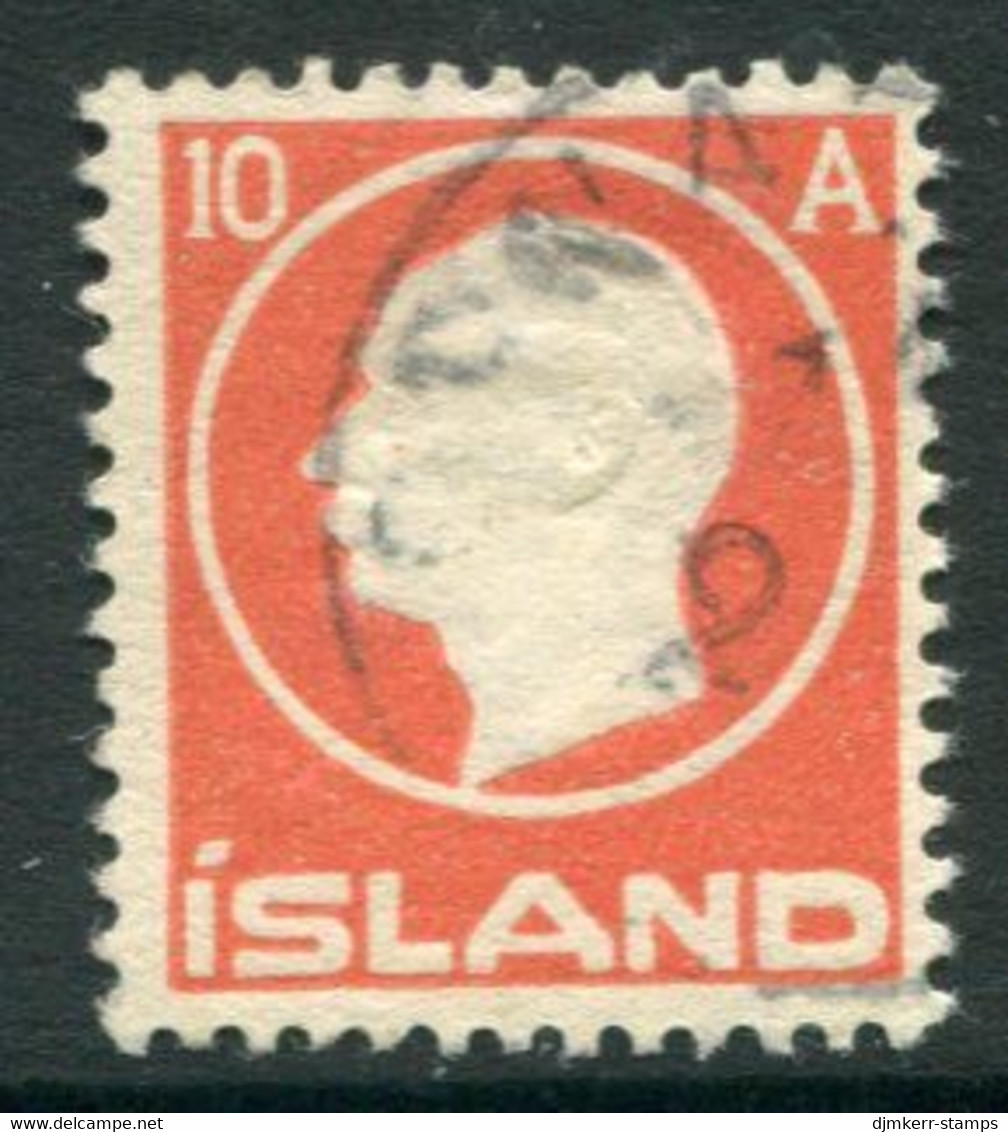 ICELAND 1912 Frederik VIII 10a. Used.   Michel 70 - Used Stamps