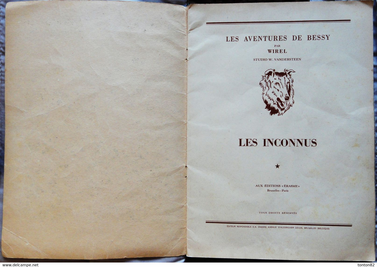 Les Aventures De Bessy - N° 25 - Les Inconnus - Éditions Érasme - ( 1960 ) . - Bessy