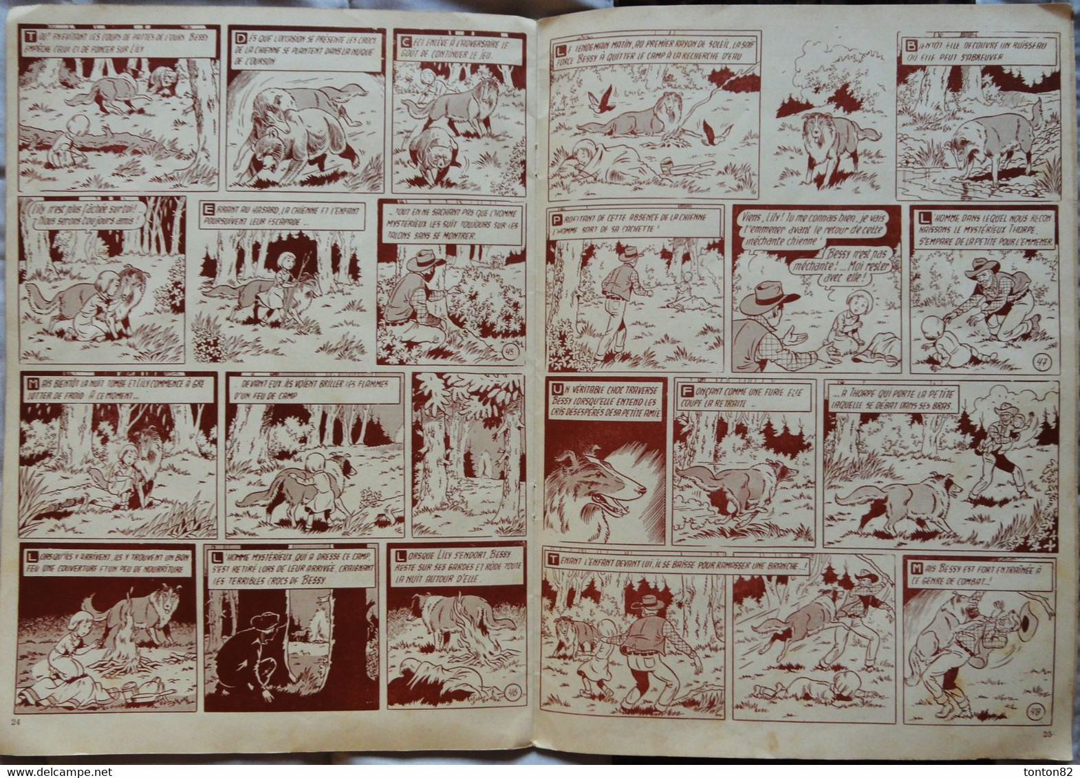 Les Aventures de Bessy - N° 25 - Les inconnus - Éditions Érasme - ( 1960 ) .