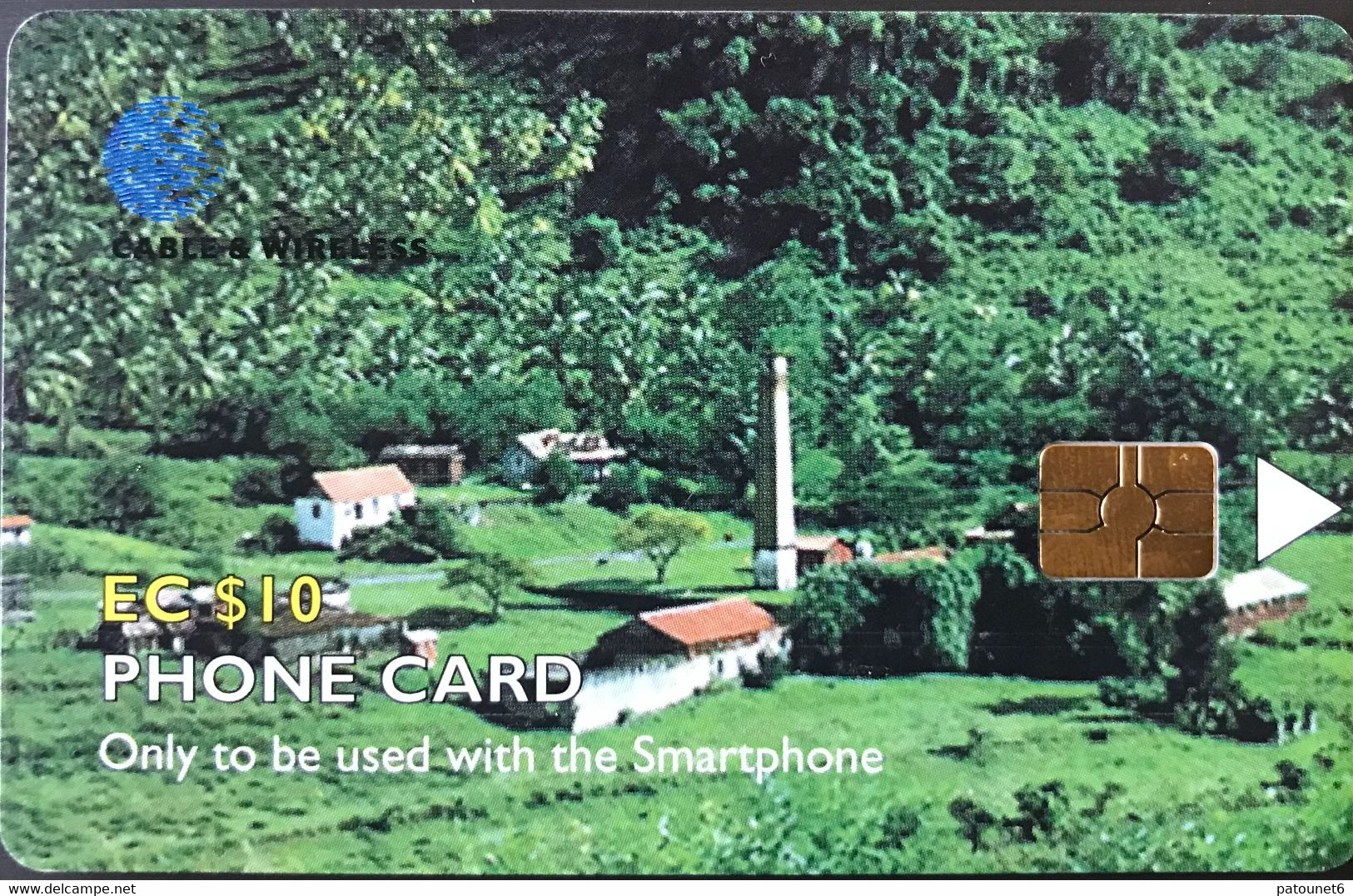 St Vincent & The Grenadines  -  Phonecard  - 1763, Water Powered Suger  -   EC $ 10 - San Vicente Y Las Granadinas