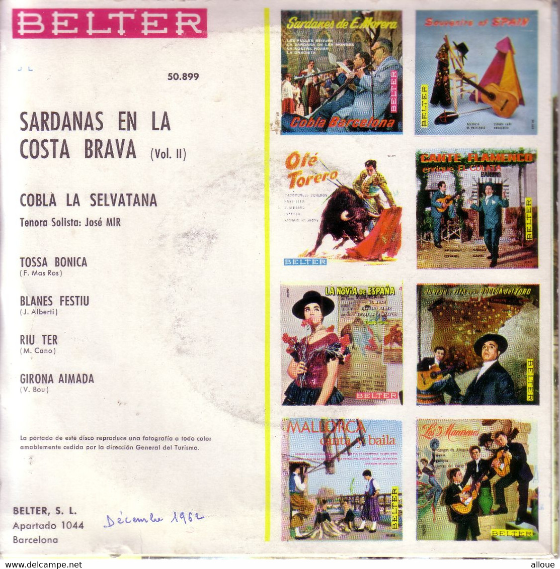 SARDANAS EN LA COSTA BRAVA VOL II ( Folk,Catalan Music, Cobla) - COBLA LA SELVATANA - Altri - Musica Spagnola