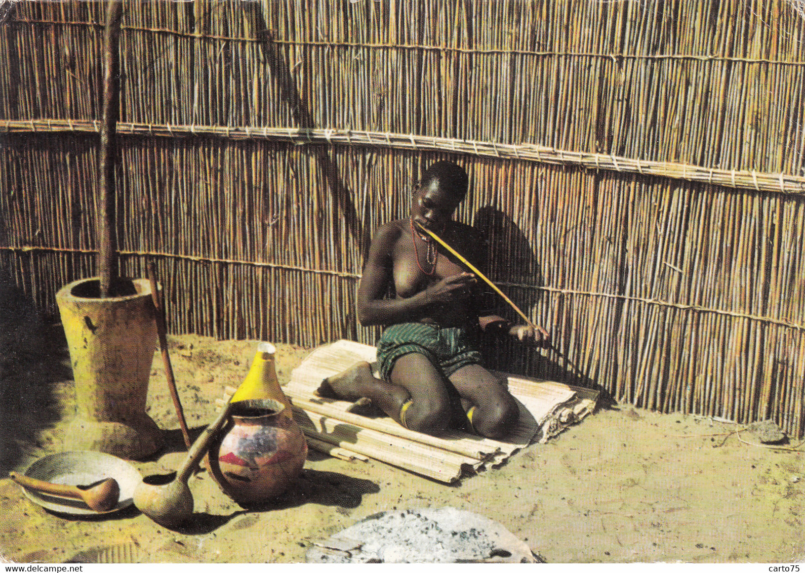 Afrique - Protectorat Du Bechuanaland - Botswana - Médecine Plasmarine - Postmarked 1963 - Nu Artisanat - Botswana