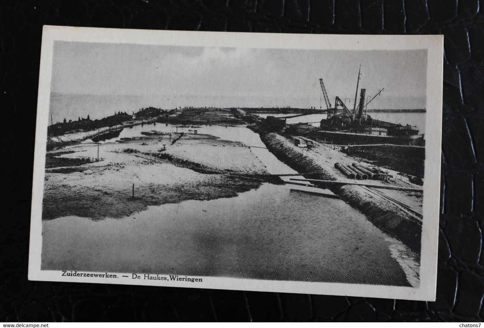 Pi - 168 - Pays-Bas -  Noord-Holland   -  Wieringen - Zuiderzeewerken - Overzicht Oude Zeug -  Circulé - Den Oever (& Afsluitdijk)