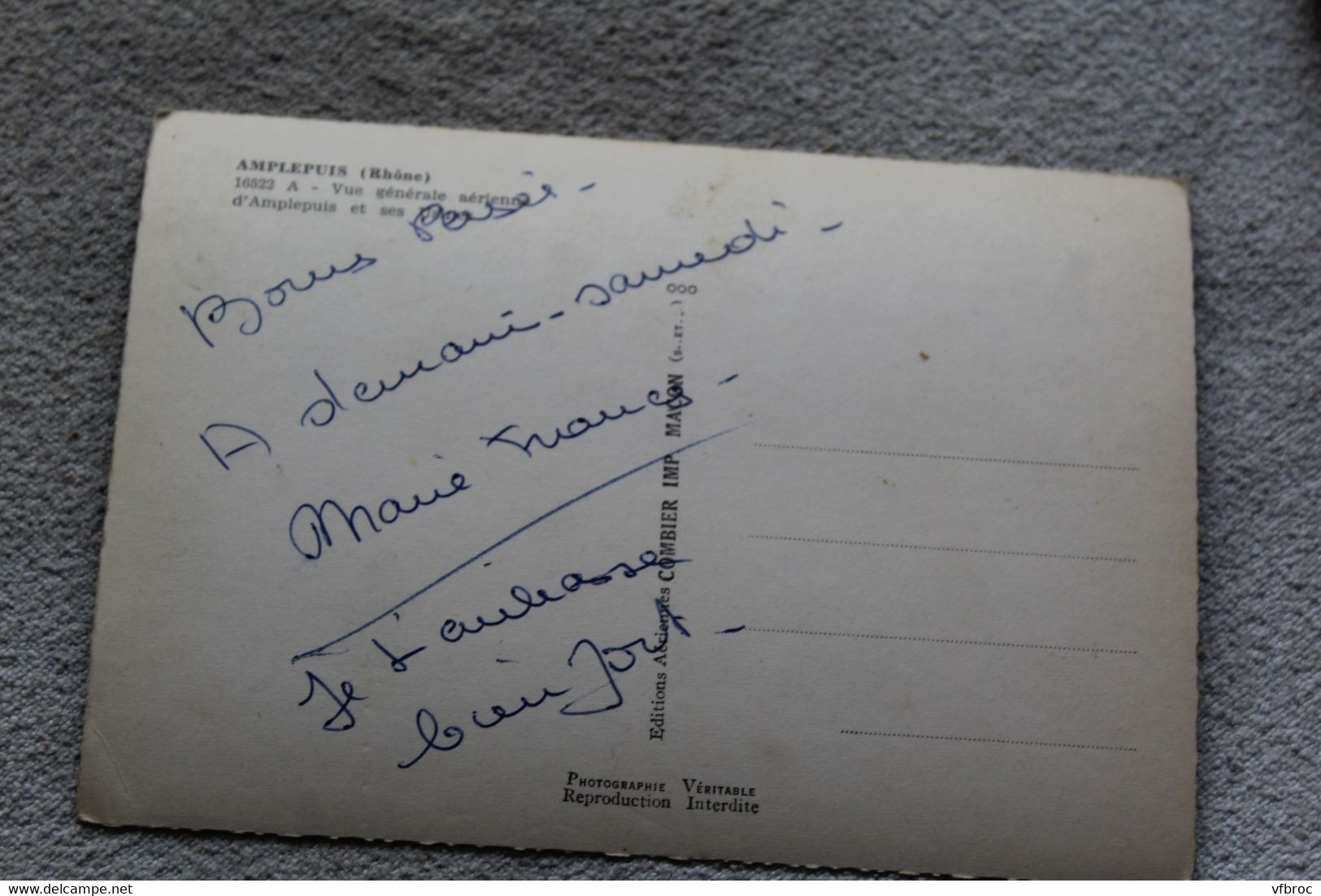 Cpm, Amplepuis, Vue Générale Aérienne D'Amplepuis Et Ses Usines, Rhône 69 - Amplepuis