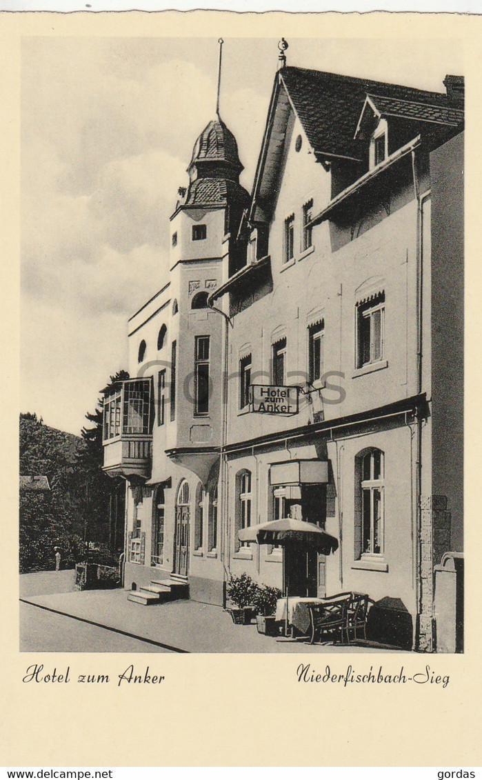 Germany - Niederfischbach Sieg - Hotel Zum Anker - Werbung - Kirchen