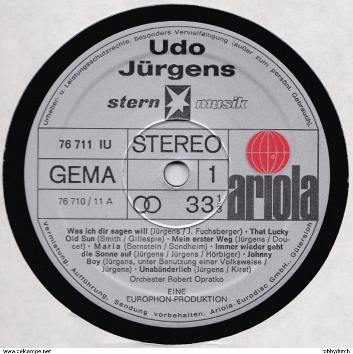 * LP *  UDO JÜRGENS - WAS ICH DIR SAGEN WILL (Germany 1965 EX-!!!)