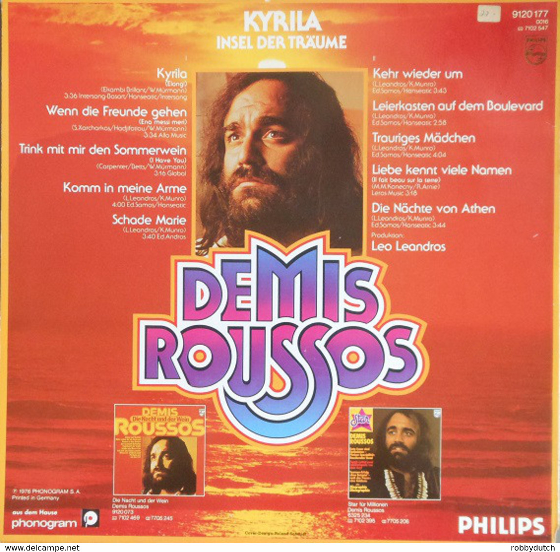 * LP *  DEMIS ROUSSOS - KYRILA (INSEL DER TRÄUME)  (Germany 1976 - Autres - Musique Allemande