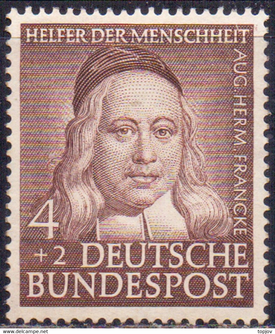 GERMANY - August Hermann Francke, Protestant Theologian - **MNH - 1953 - Théologiens