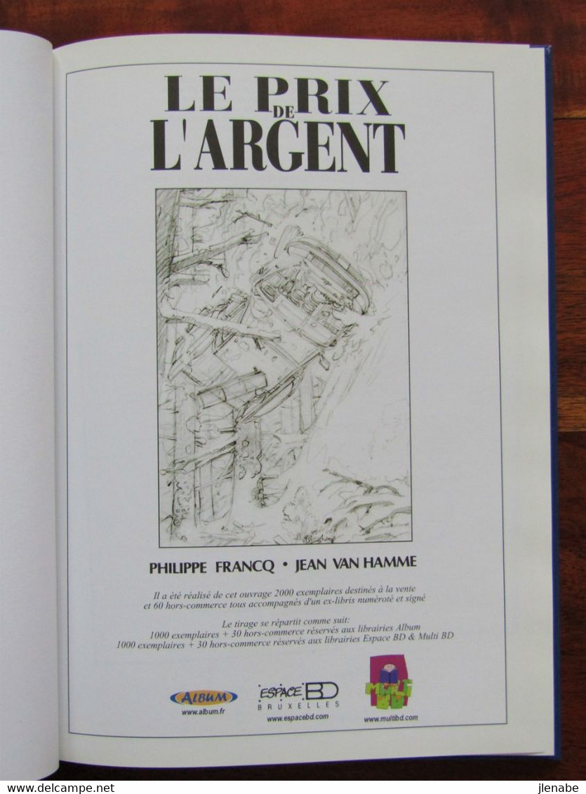 Largo Winch 14 Le Prix De L'argent Tirage Limité 2000 Ex - Largo Winch