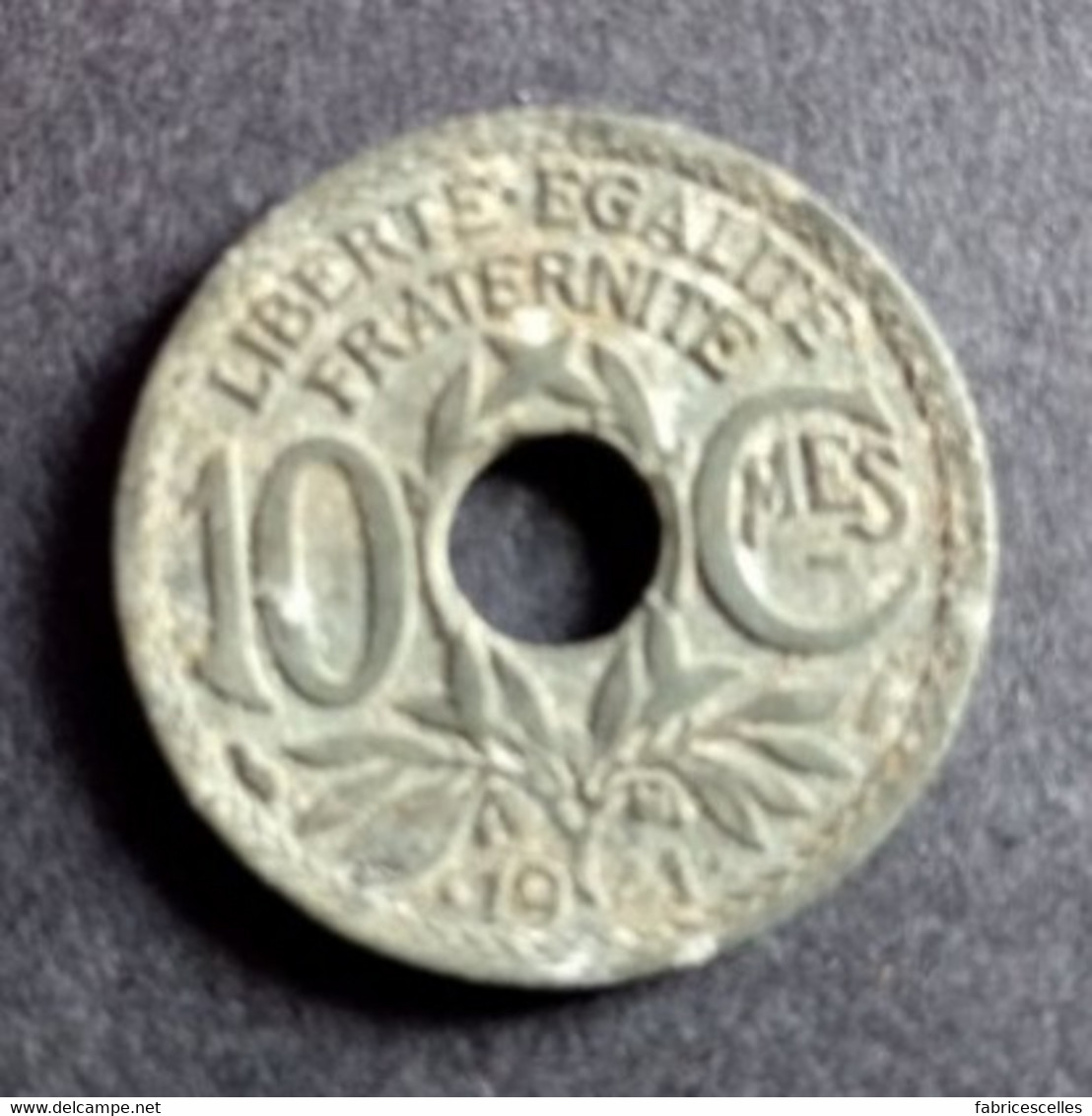 Pièce 10 Centimes Lindauer 1941 Modèle C - 10 Centimes