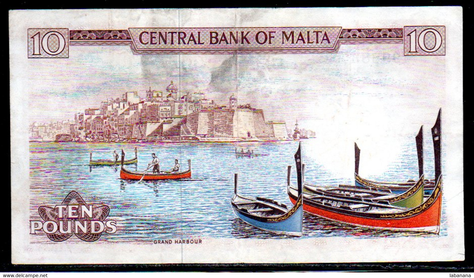 659-Malte 10 Liri 1967 C7 - Malta