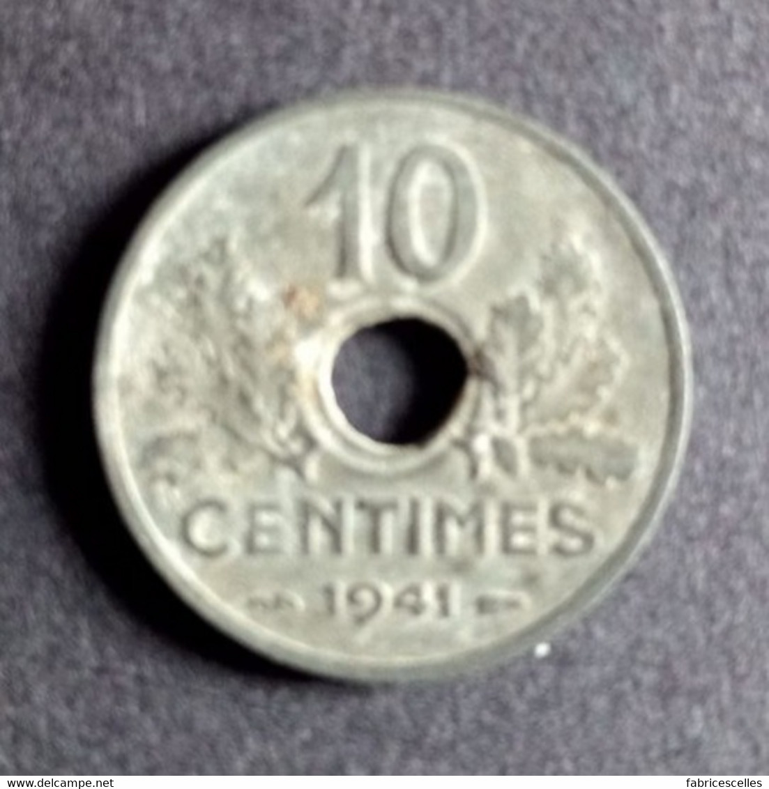 Pièce 10 Centimes État Français 1941 Grand Module - 10 Centimes