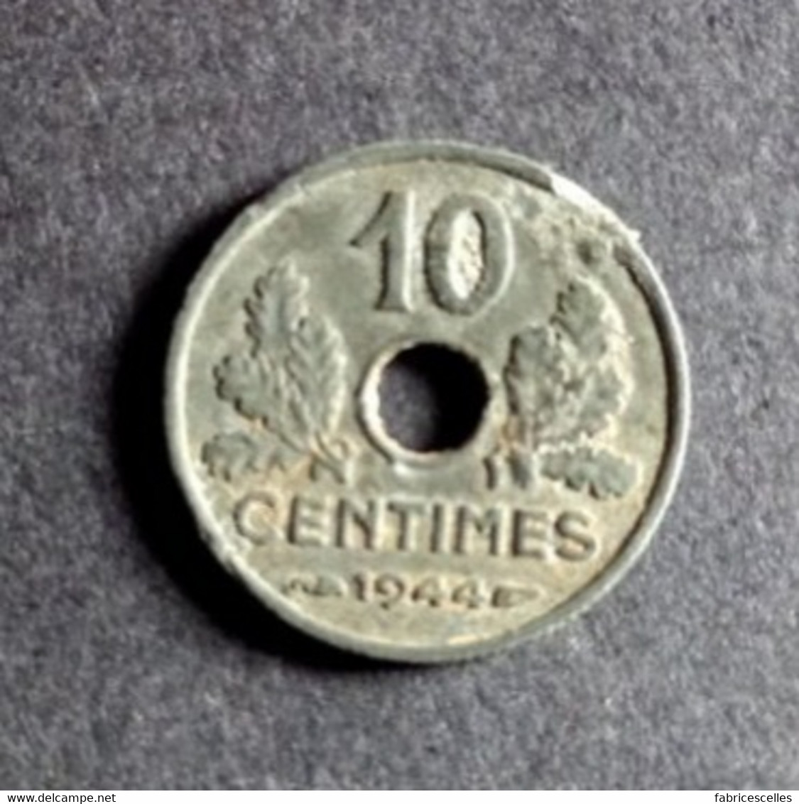 Pièce 10 Centimes État Français 1944 Petit Module - 10 Centimes