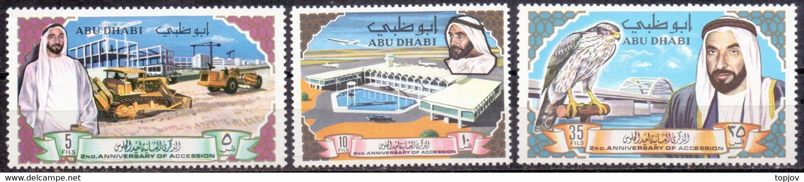 ABU  DHABI - BRIDGE  EAGLE - **MNH - 1974 - Abu Dhabi
