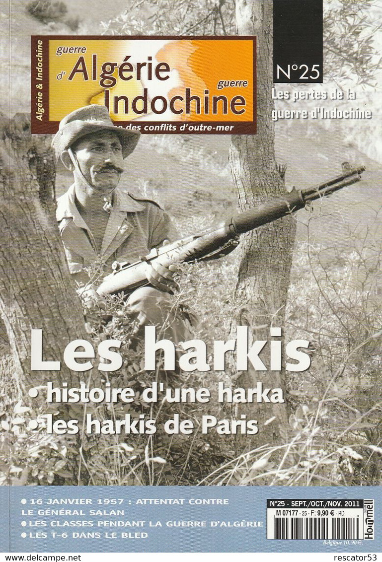 Revue Guerre D'Algérie Et D'Indochine N°25 Les Harkis - French