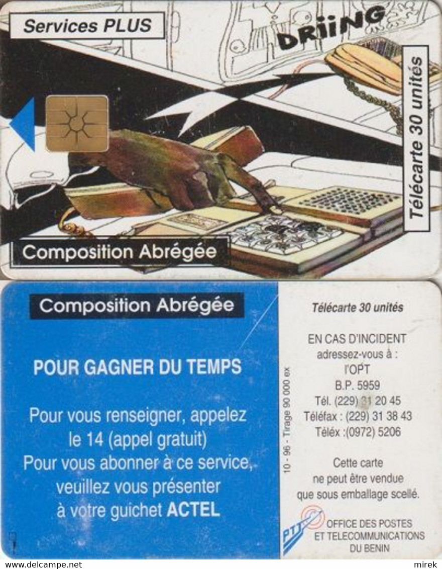 439/ Benin; P18. Service Plus 1, Chip GEM 1A.3 - Bénin