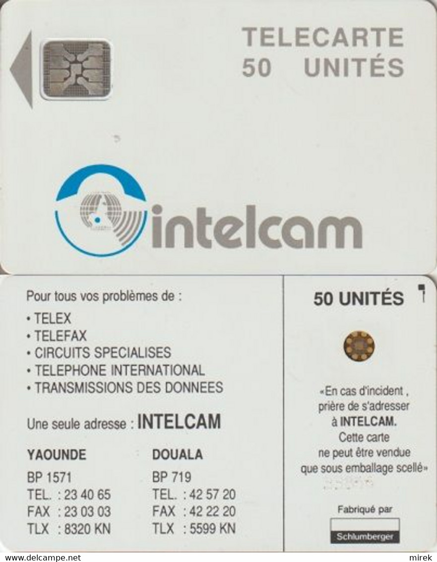445/ Cameroon; P4. White - Logo, 50 Ut., SC4 Afnor, CN 33866 - Cameroun