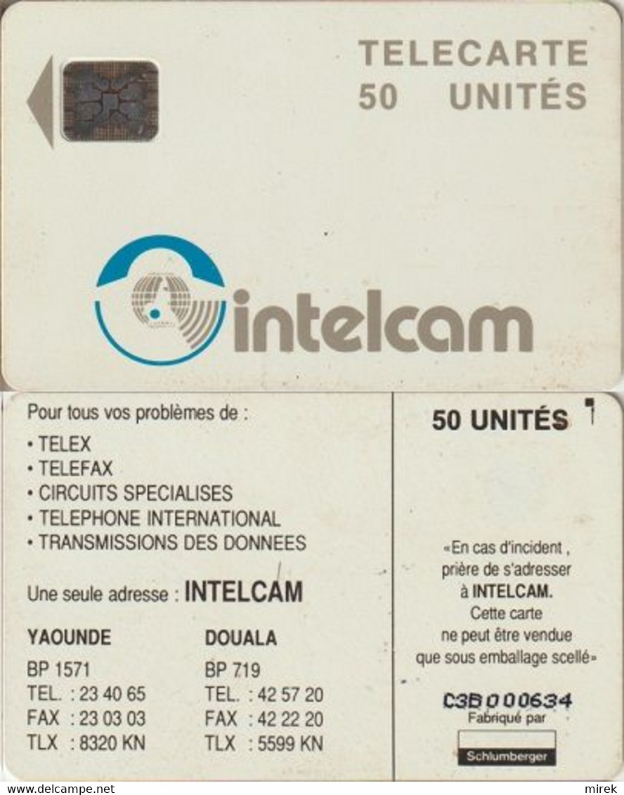 447/ Cameroon; P8. White - Logo, 50 Ut., SC5 Afnor, CN C3B000634 - Cameroon