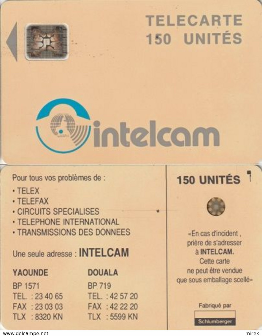 450/ Cameroon; P10. Orange - Logo, 150 Ut., SC4 Afnor, CN 43686 - Kameroen