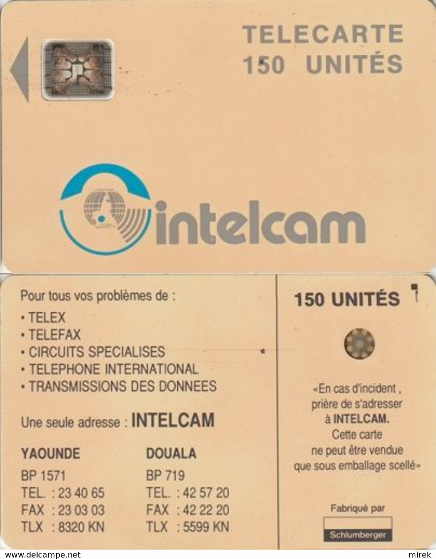 450/ Cameroon; P10. Orange - Logo, 150 Ut., SC4 Afnor, CN 43686 - Cameroon