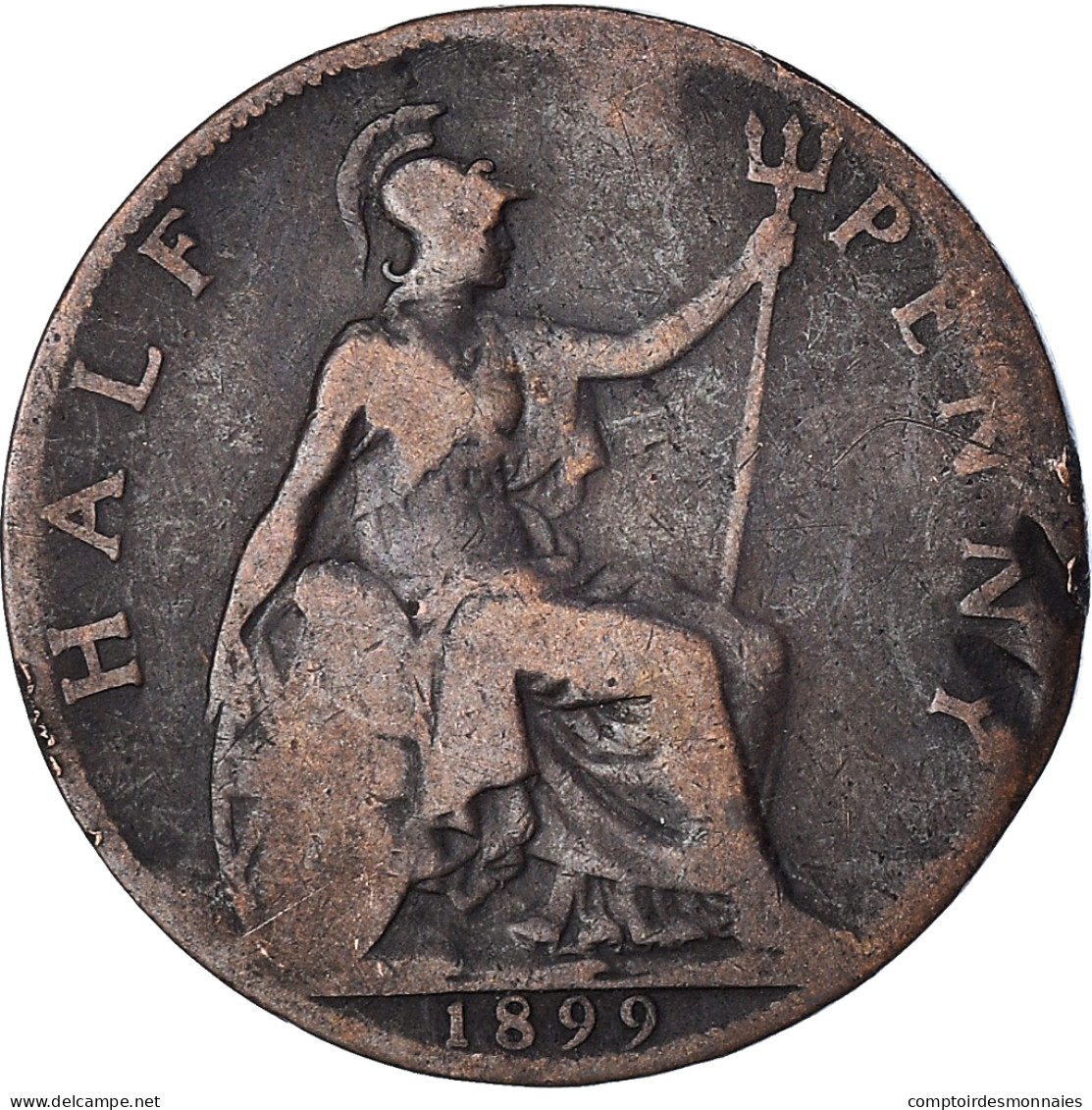 Monnaie, Grande-Bretagne, 1/2 Penny, 1899 - C. 1/2 Penny