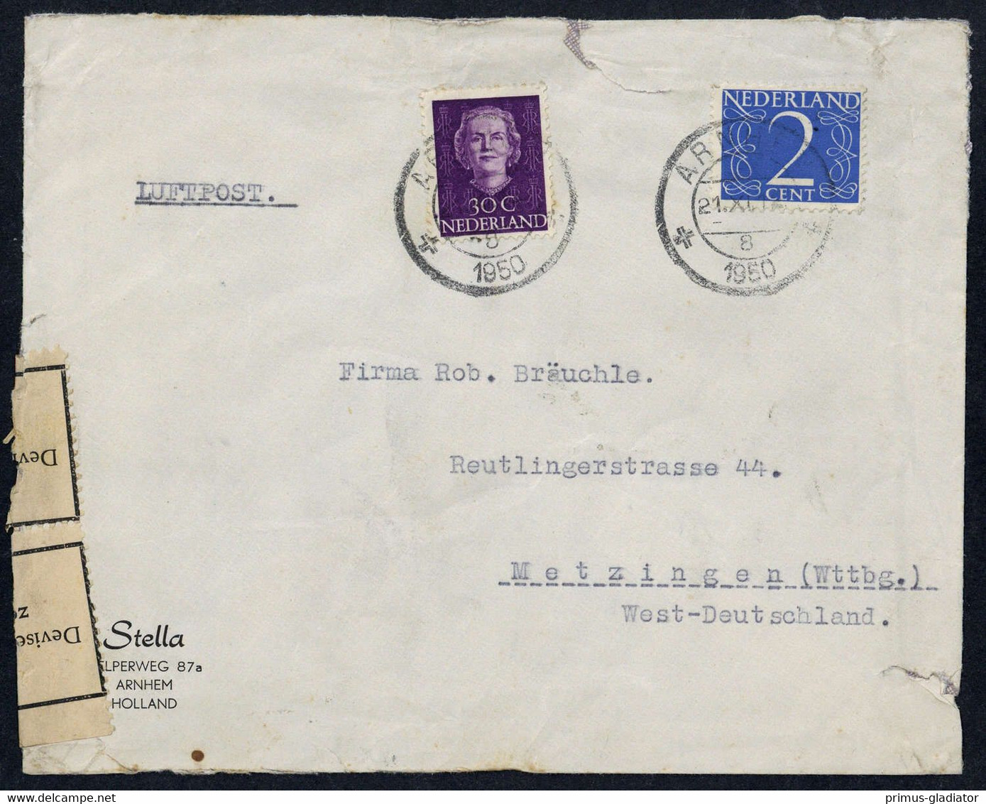 1950, Niederlande, 469, 533, Brief - Sonstige & Ohne Zuordnung