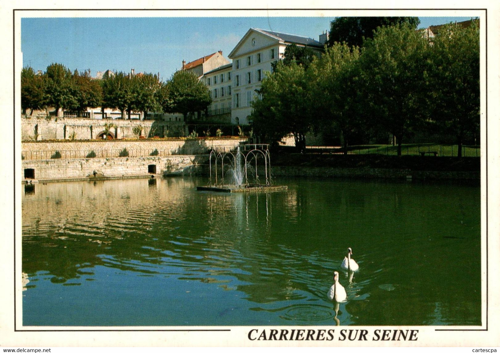 Carrieres Sur Seine Le Parc De La Mairie      CPM Ou CPSM - Carrières-sur-Seine