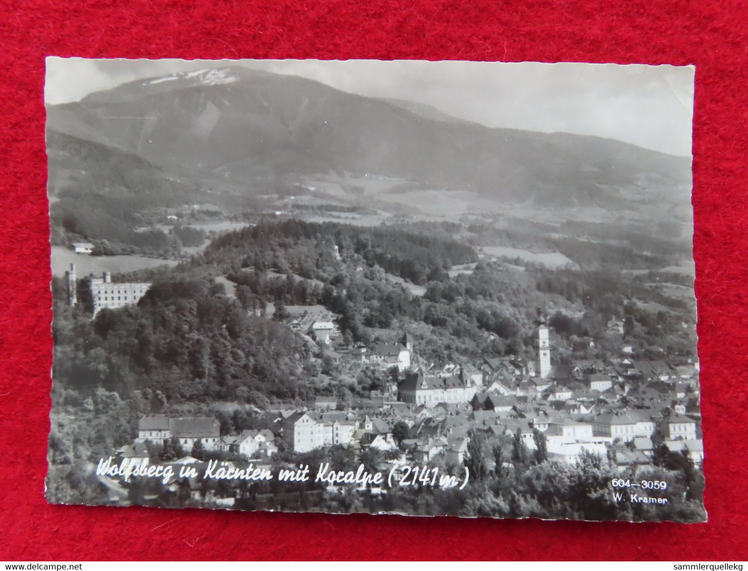 AK: Echtfoto - Wolfsberg In Kärnten Mit Koralpe, Gelaufen (Nr.3719) - Wolfsberg