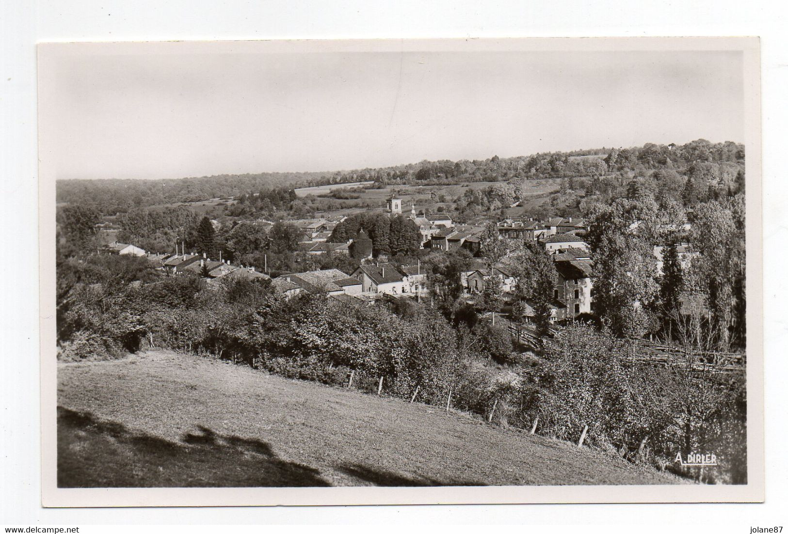 CPA    55    MONTIERS SUR SAULX       -    VUE SUR LE VILLAGE - Montiers Sur Saulx