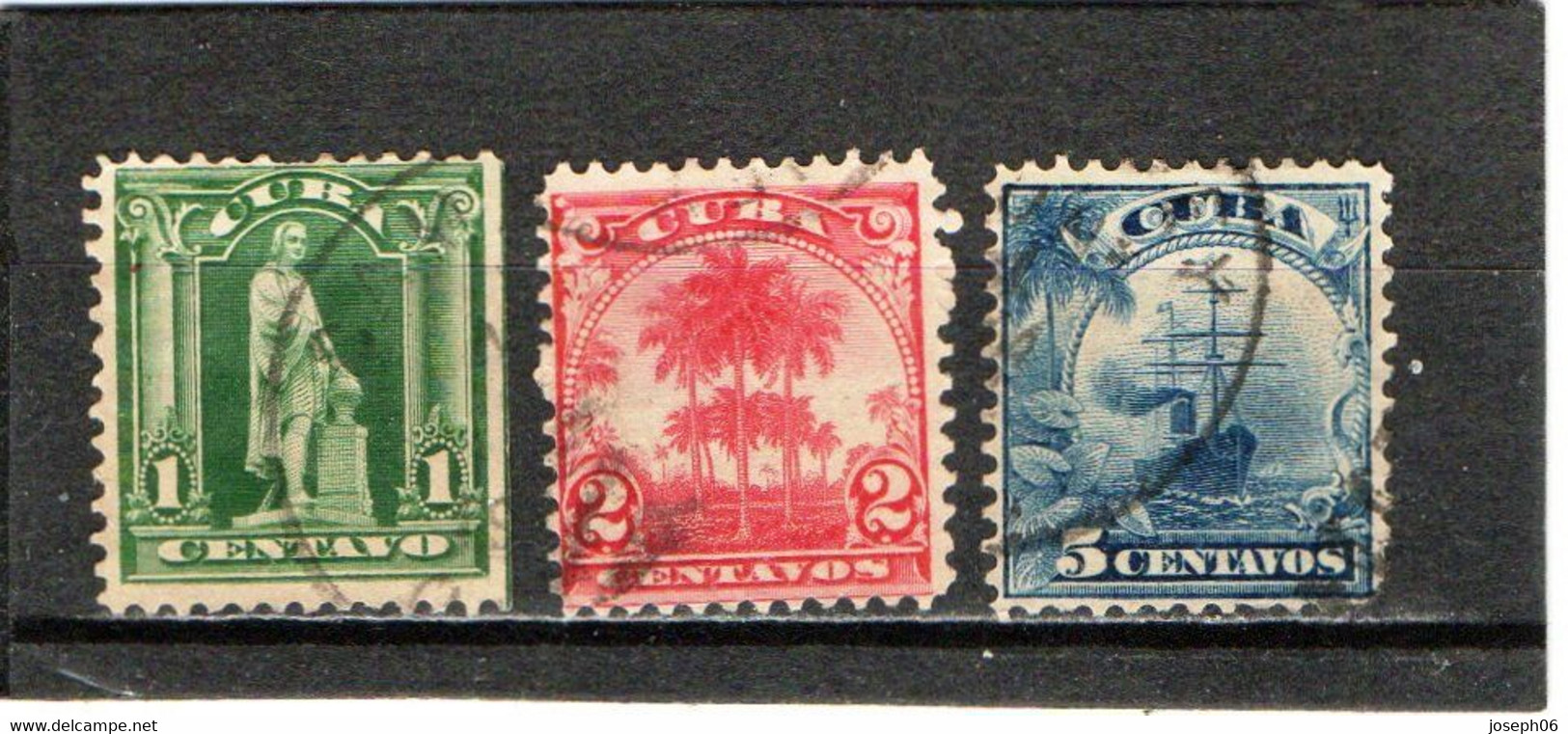 CUBA    1899 - 1902  Y.T. N° 143  148  +  Oblitéré - Gebraucht