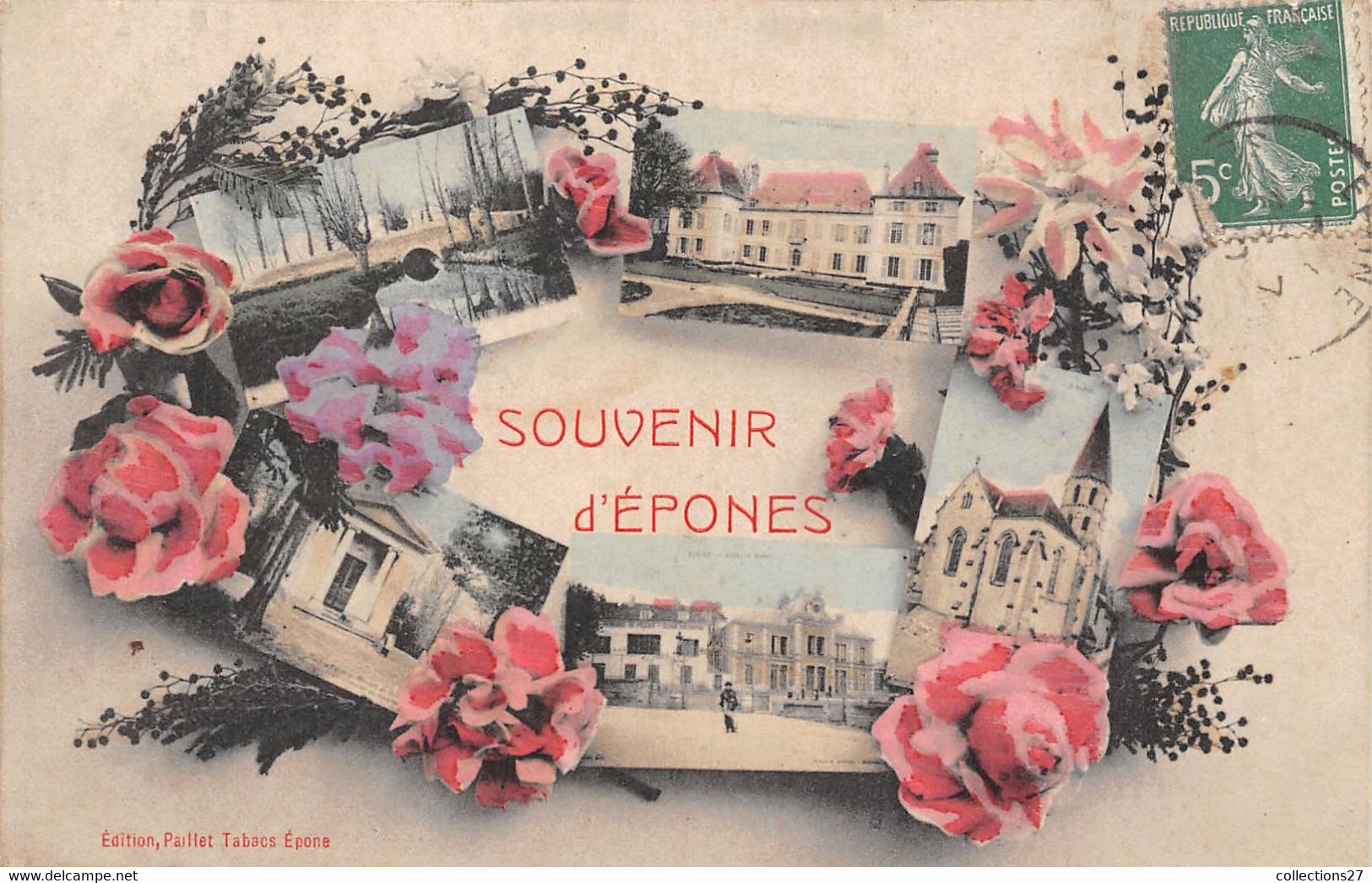 78-EPONES- SOUVENIR MULTIVUES - Epone