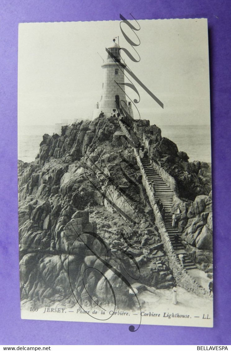 Jersey. Phare De La Corbière -Lighthouse -L.L. N°100 - Andere & Zonder Classificatie