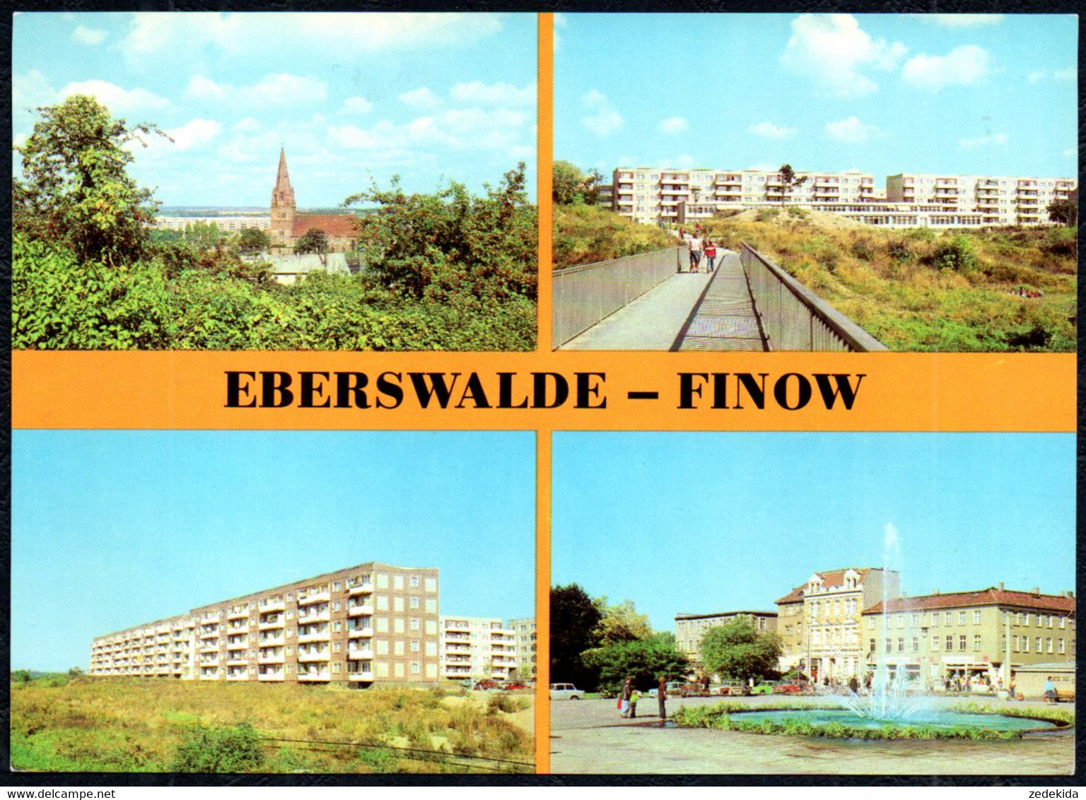 F7371 - TOP Eberswalde Finow - Neubauten Architektur - Bild Und Heimat Reichenbach - Eberswalde