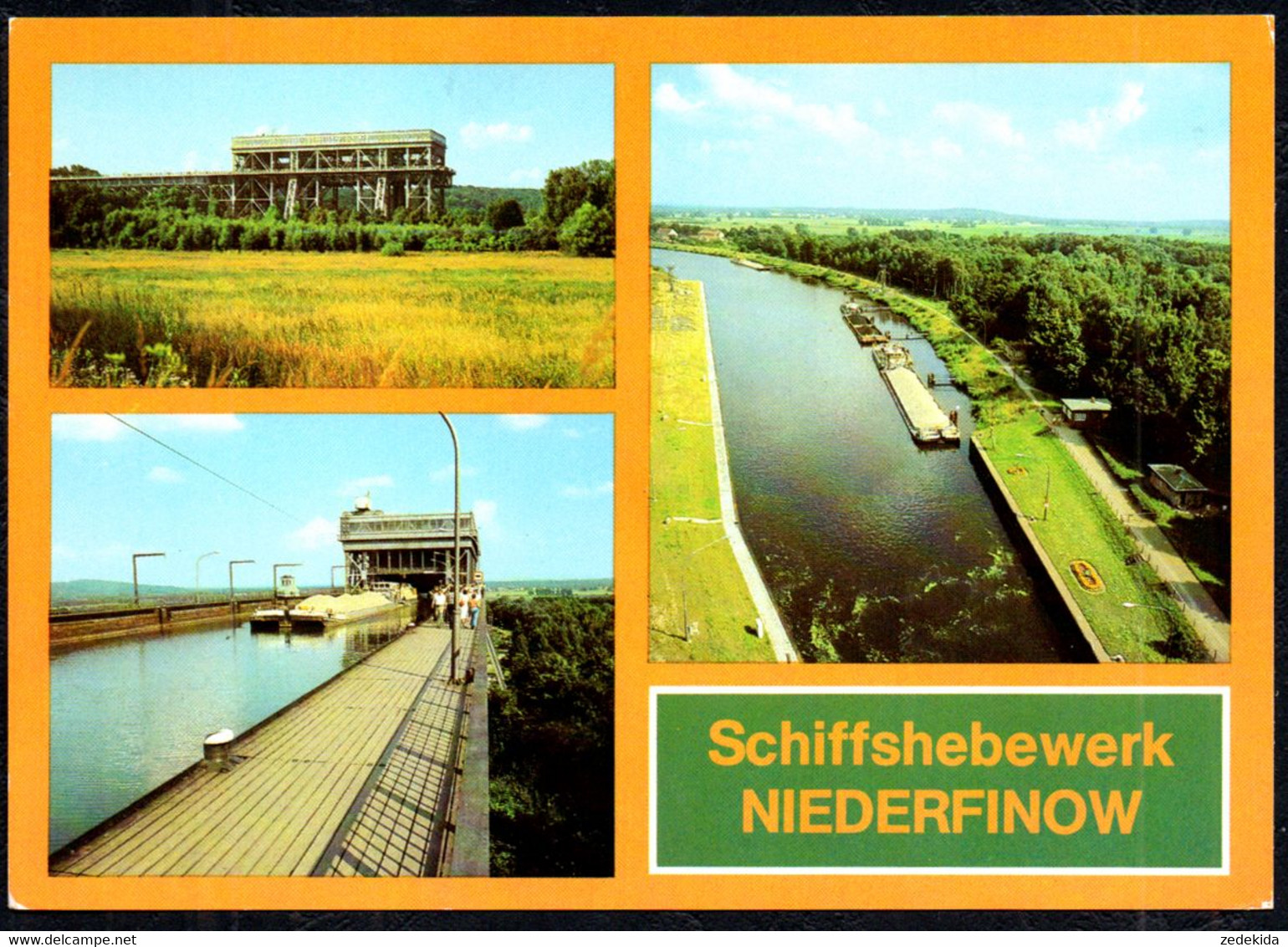 F7373 - Eberswalde Finow Niederfinow Schiffshebewerk - Bild Und Heimat Reichenbach - Eberswalde
