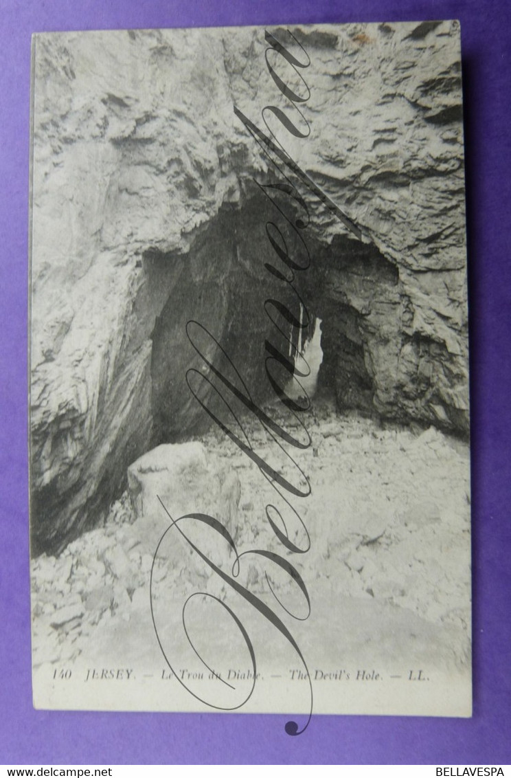 Jersey. Le Trou Du Diable. The Devil's Hole. N°140 L.L. Paris 1906 - Other & Unclassified