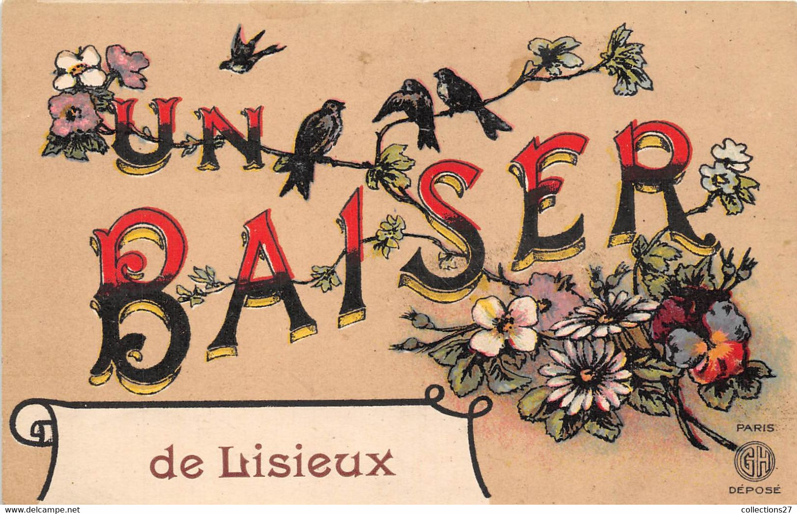 14-LISIEUX-UN BAISER DE LISIEUX - Lisieux