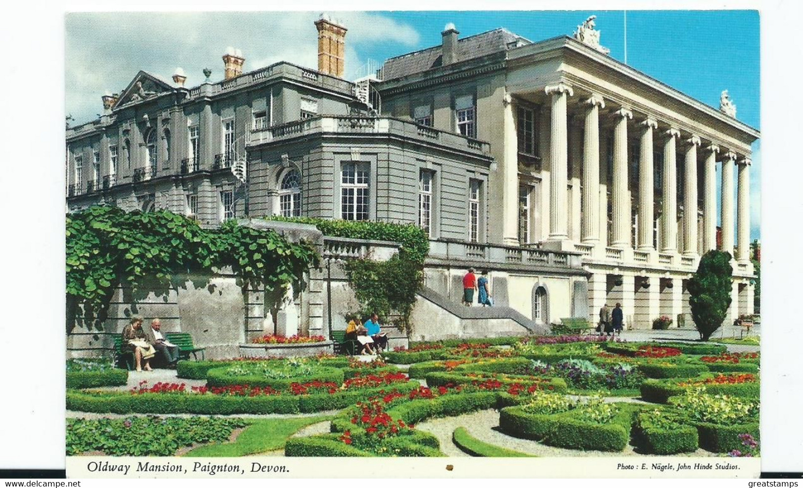 Postcard Paignton Oldway Mansion. Unused John Hinde - Paignton