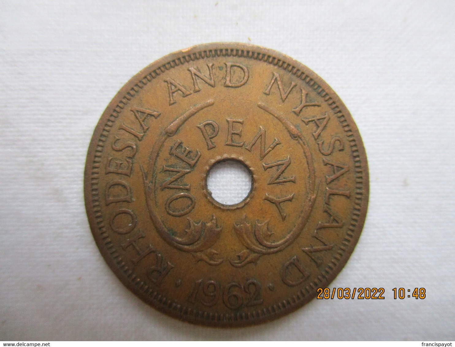 Rhodesia- Nyasaland: One Penny 1962 - Rhodesia