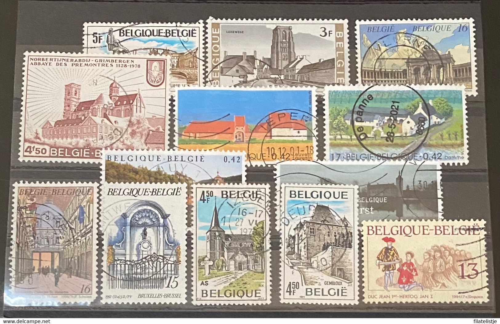 België  Restje Zegels Toerisme - Collections