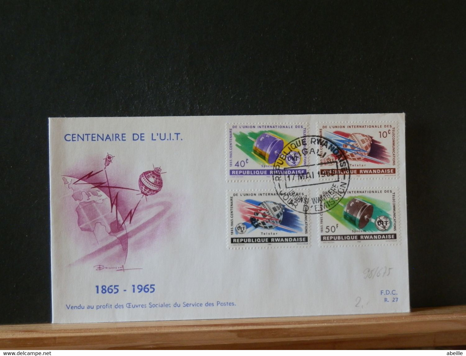 98/675  FDC  RWANDA 1965 - 1962-1969