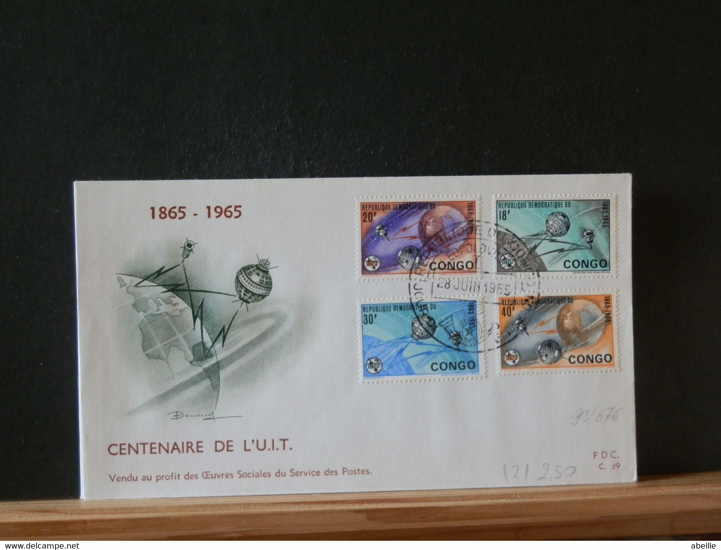 98/676  FDC  CONGO 1965 - FDC