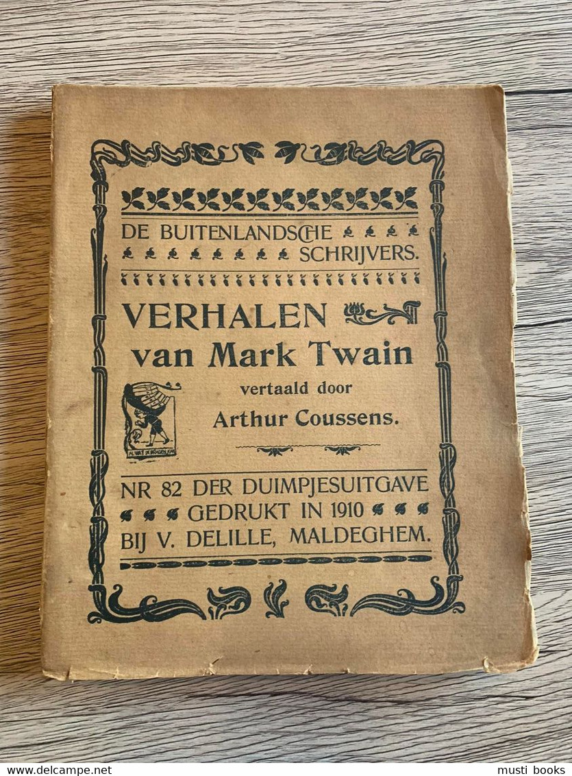 (LITERATUUR DUIMPJES TIELT ICHTEGEM MALDEGEM) Verhalen Van Mark Twain. - Vecchi