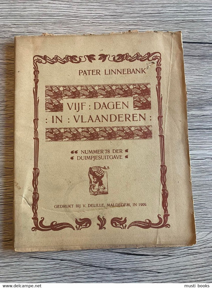 (LITERATUUR DUIMPJES MALDEGEM) Vijf Dagen In Vlaanderen. - Antique