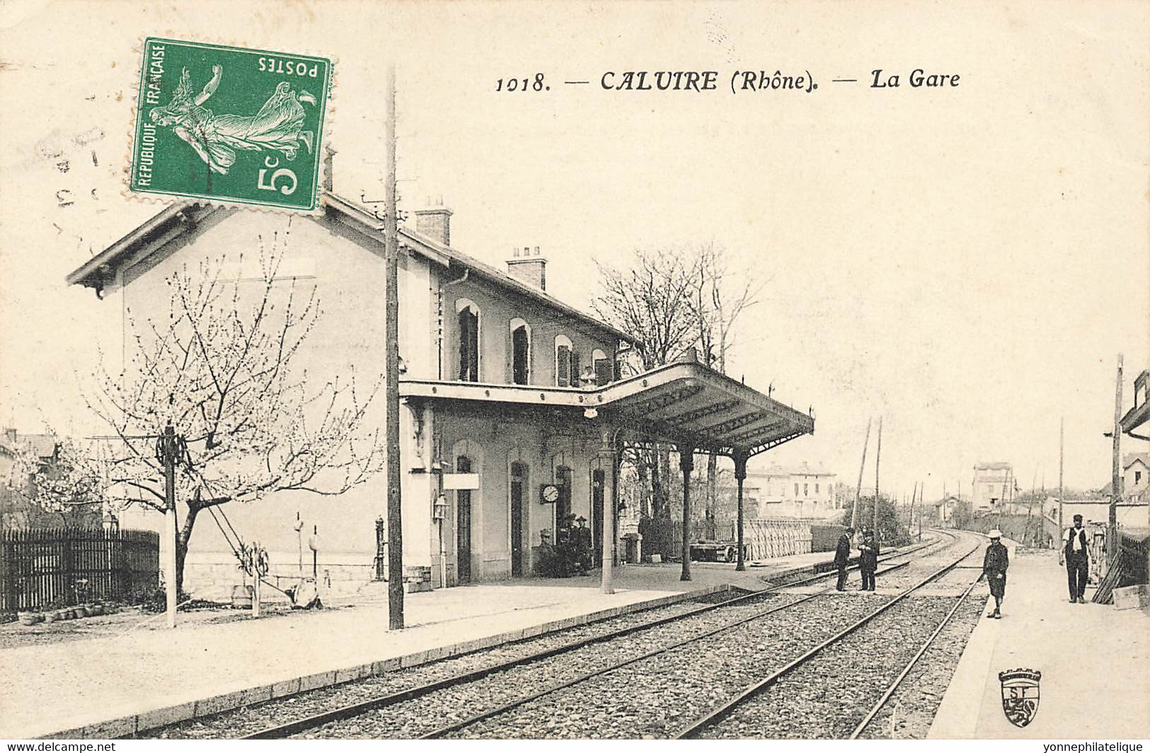 69 - RHÔNE - CALUIRE - La Gare - Animation - Beau Cliché -10154 - Caluire Et Cuire