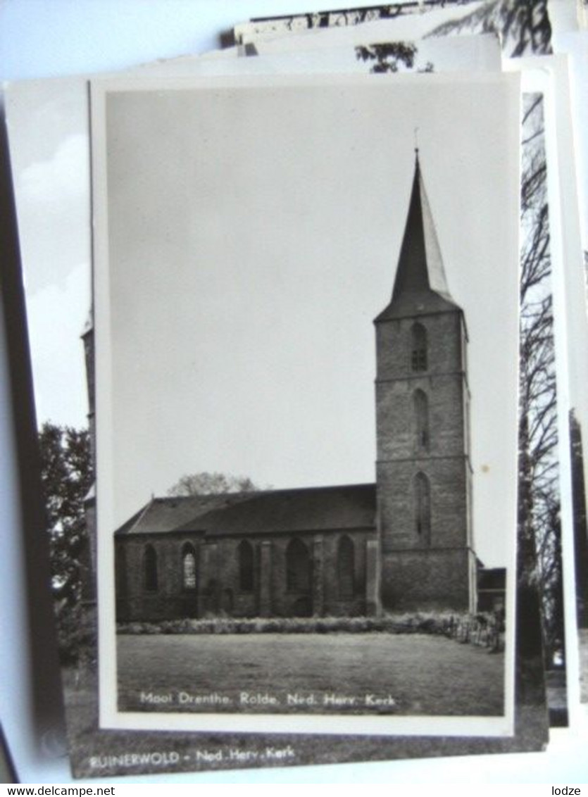 Nederland Holland Pays Bas Rolde Met Nederlands Hervormde Kerk Met Hoge Toren - Rolde