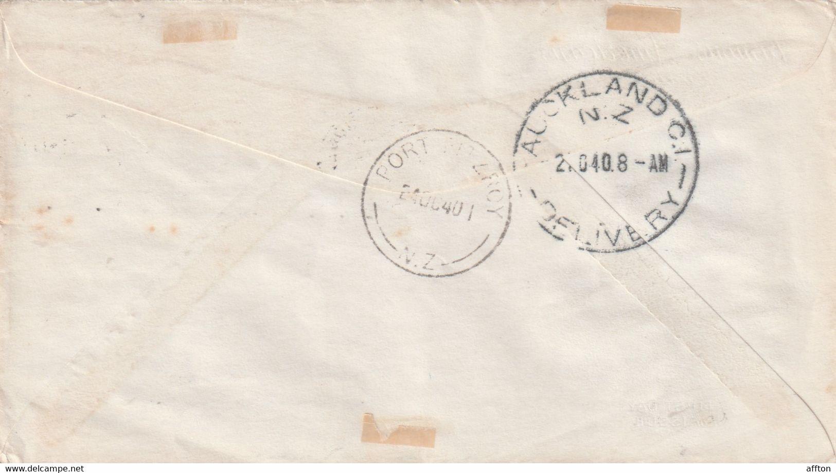 United States 1940 FDC Mailed To New Zealand - 1851-1940